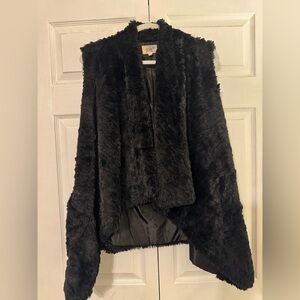 Faux fur vest
